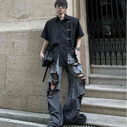 Urban Edge Ripped Jeans for Men