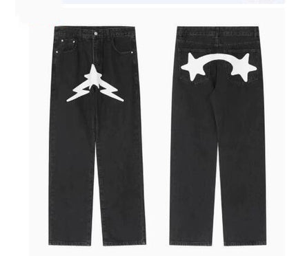 Starry Night Baggy Jeans
